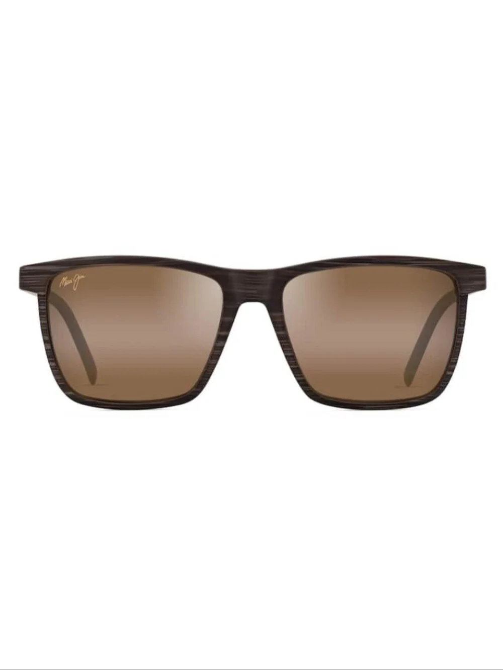 NWT Maui Jim One Way Polarized Rectangular Sunglasses | Bronze Brown | Square - Picture 2 of 5